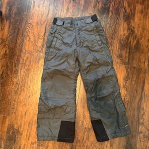 Columbia Snow Ski Pants Boy's 6/7 Gray Omni-Tech Adjustable Ourdoors Winter